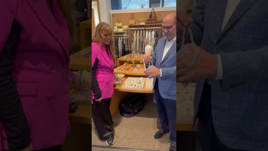 Title:
Tom and Jeanmarie Discuss JMNYC Jewelry and the Benefits of Attending a Trunk Show at Larrimor’s in Pittsburgh