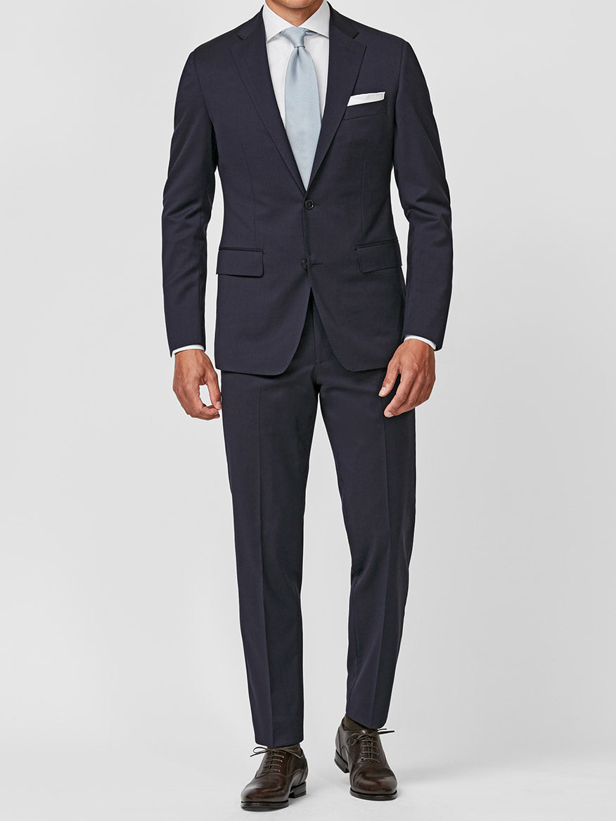Atelier Munro Midnight Blue Twill 4-Season Wool Stretch Suit, 56L Atelier Munro Midnight Blue Twill 4-Season Wool Stretch Suit, 56L