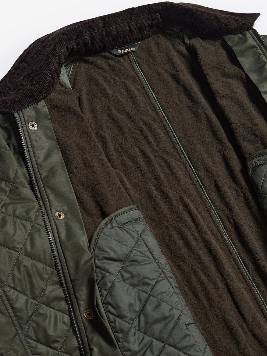 Barbour Ashby Polarquilt Jacket in Sage