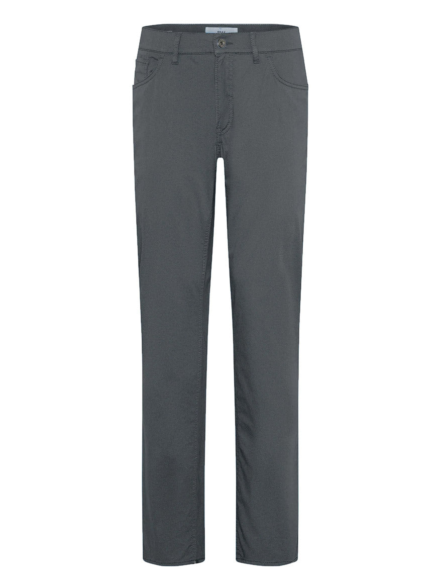 Gray Brax Chuck U Ultralight pant trousers on a white background.