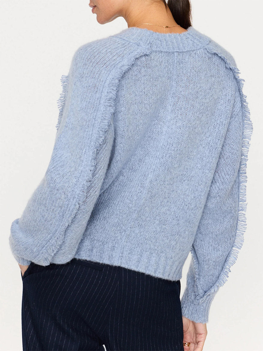 Brochu Walker Aimee Fringe Crew in Lucia Blue Melange