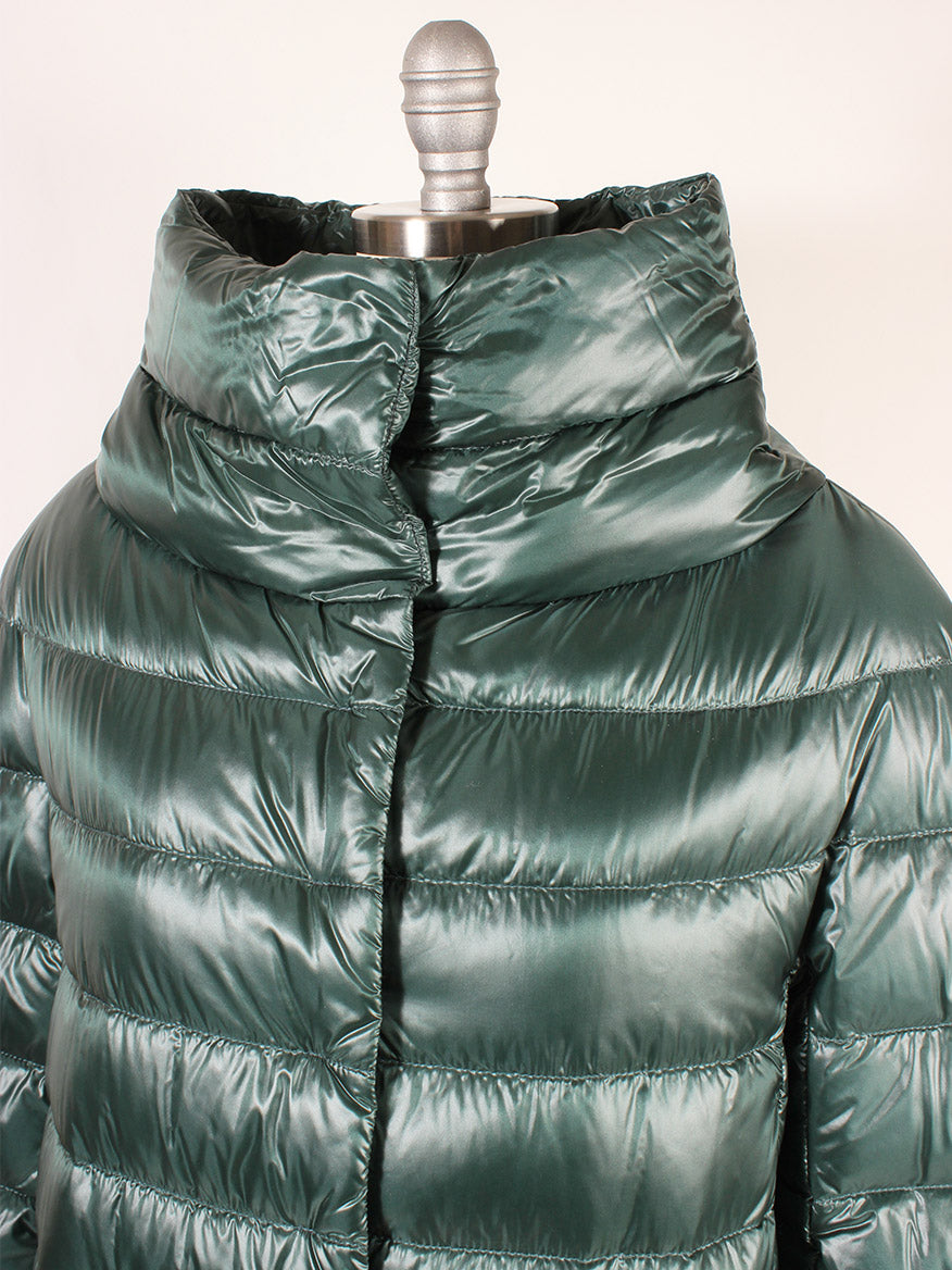 Herno Aminta 3/4 Sleeve Cocoon Jacket in College Green