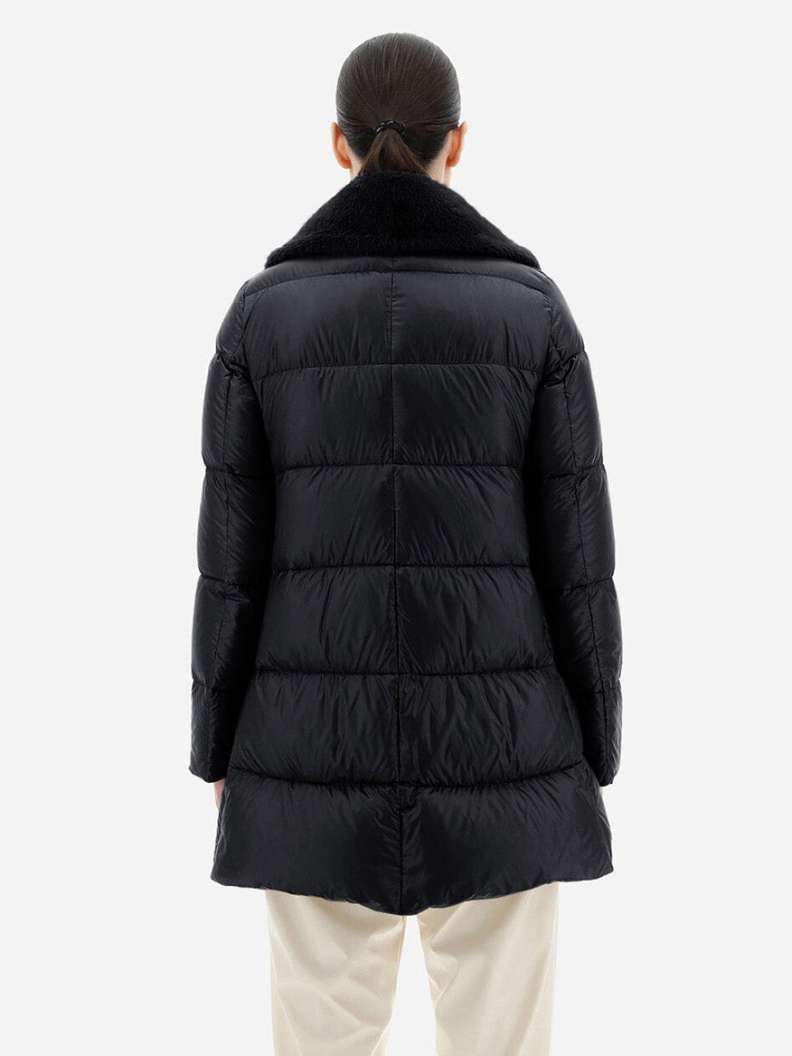 Herno Oversized Ultralight Nylon Lady Jacket in Black