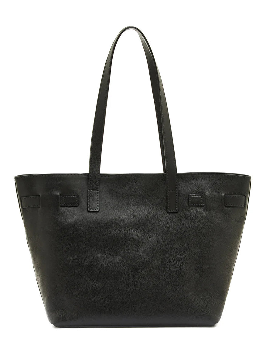 Il Bisonte Elisa Tote in Black Cowhide Leather