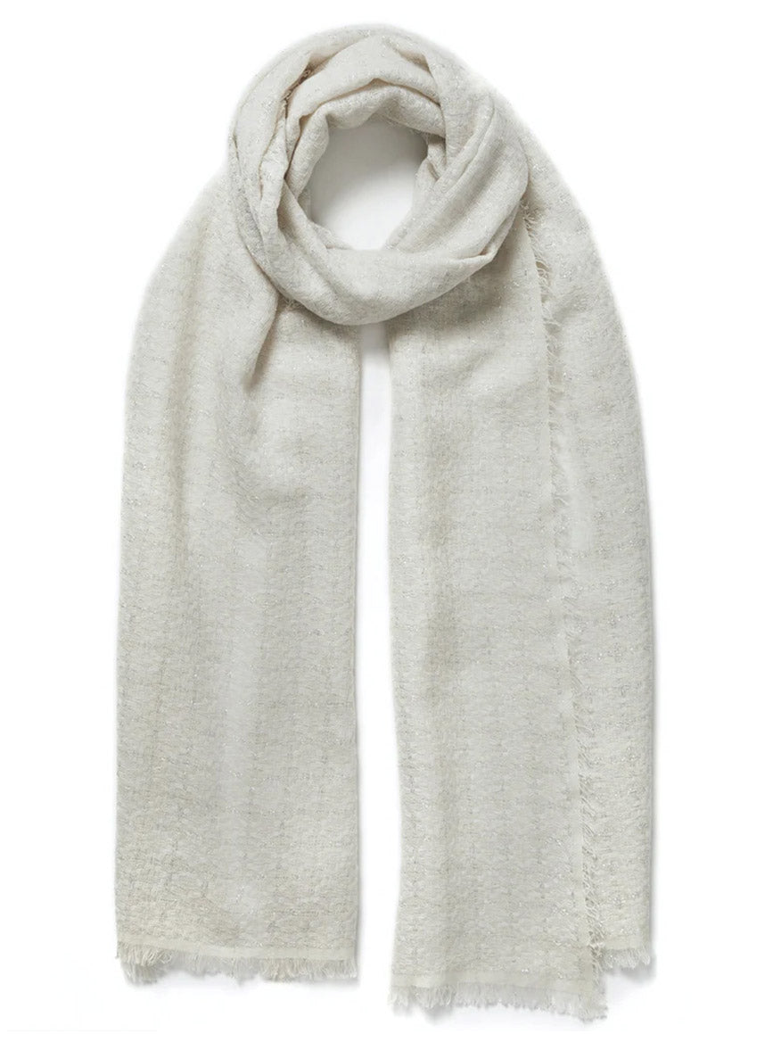 Jane Carr The Tile Scarf in White