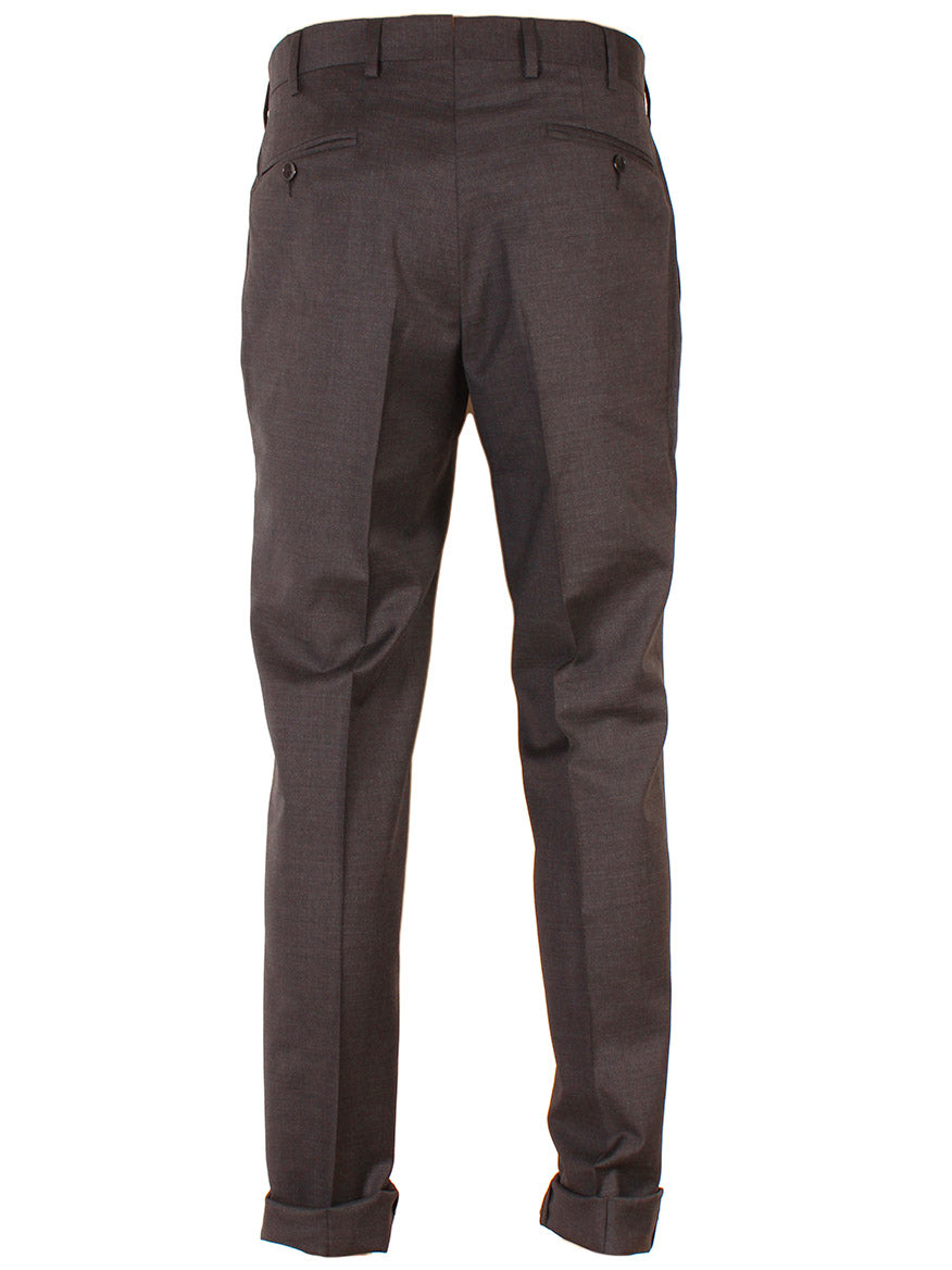 Larrimor's Collection Zelander Wool Trousers in Charcoal