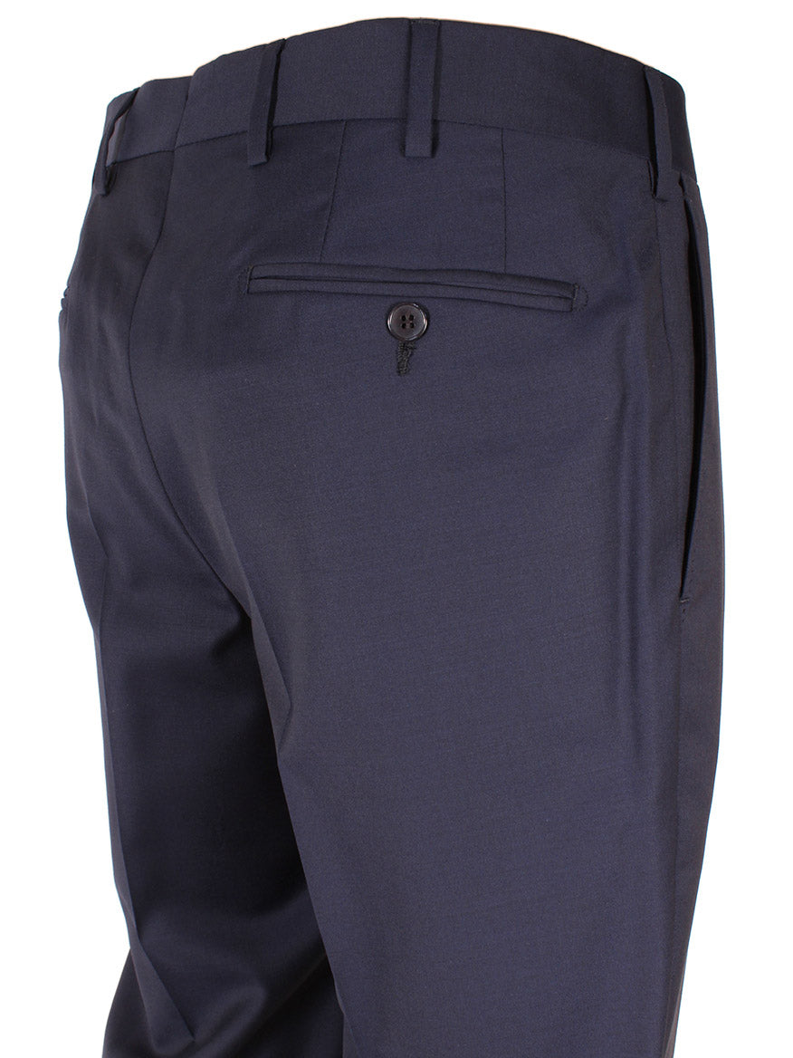 Larrimor's Collection Zelander Wool Trousers in Navy