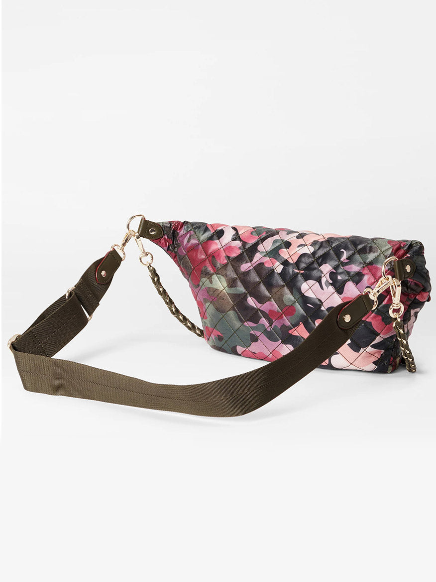 MZ Wallace Crosby Crossbody Sling Bag in Dahlia Camo Oxford