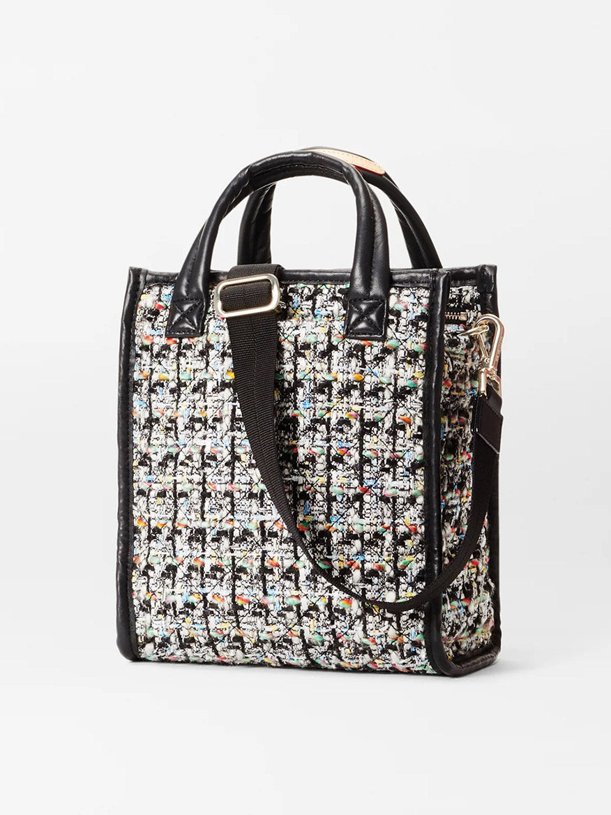 MZ Wallace Mini Box Tote in Boucle Knit