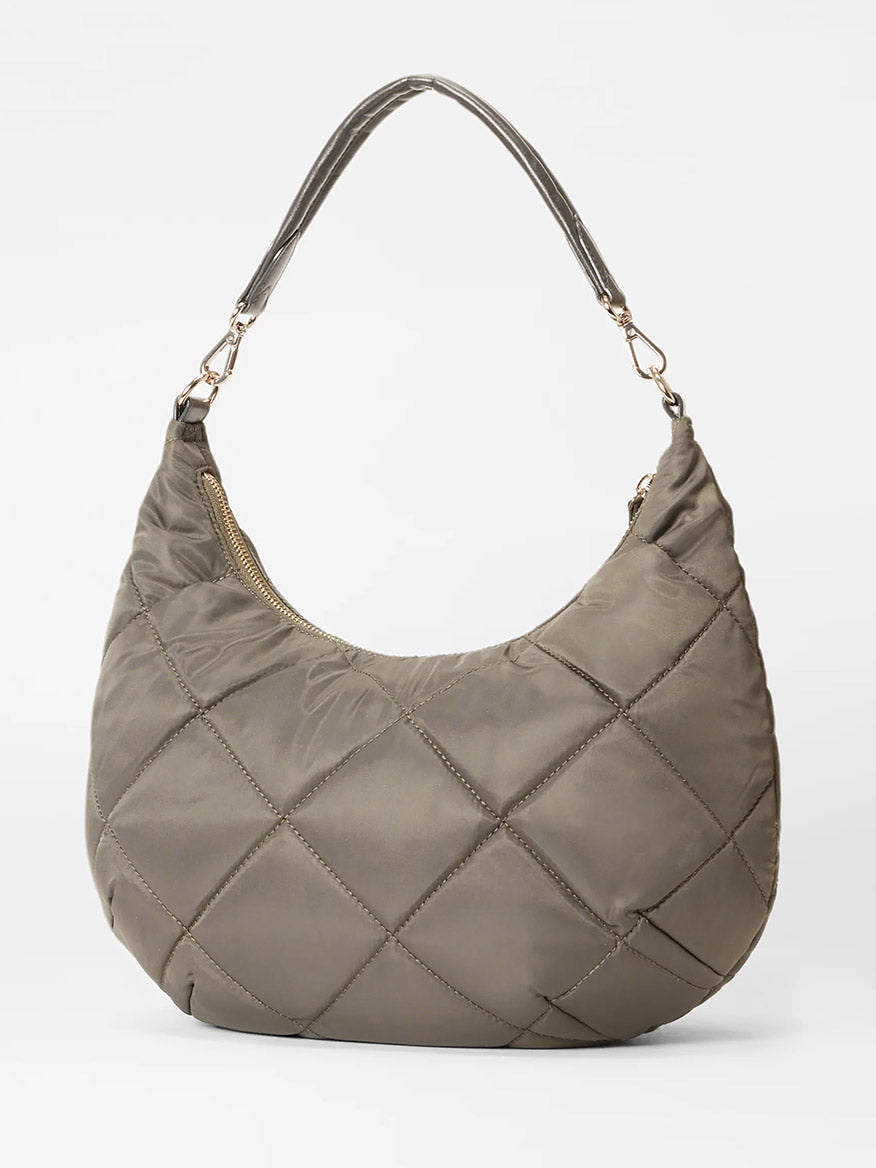MZ Wallace Quilted Madison Shoulder Bag in Magnet Bedford
