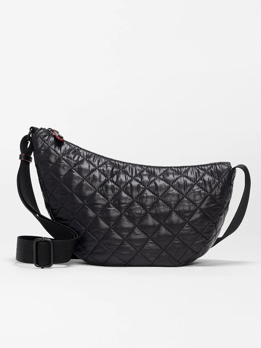 Macimallo（感謝）/4 Small Metro Smile Bag in Black Oxford | MZ Wallace