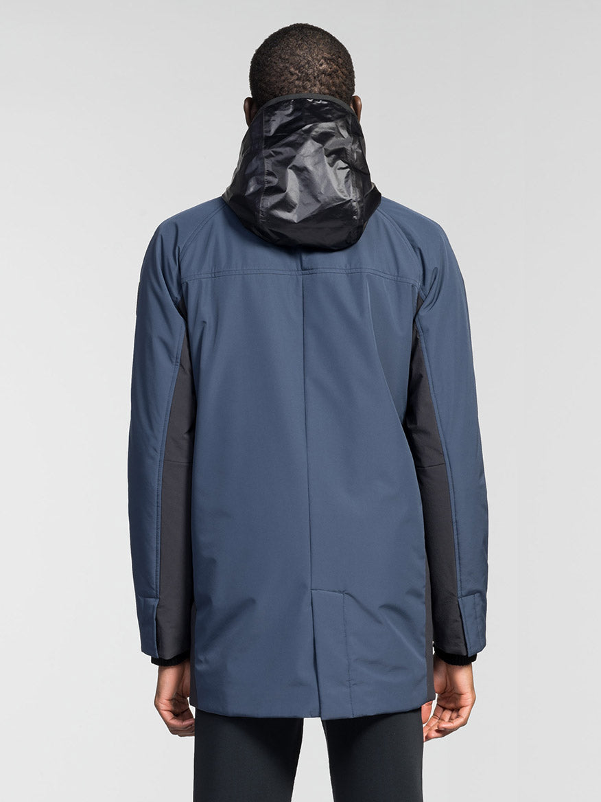 Nobis Pike Tailored Mac Coat in Marine