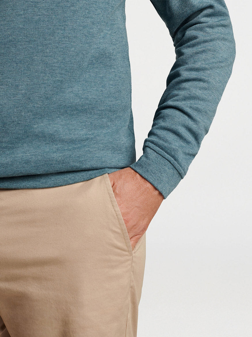 Peter Millar Crown Comfort Pullover in Reservoir