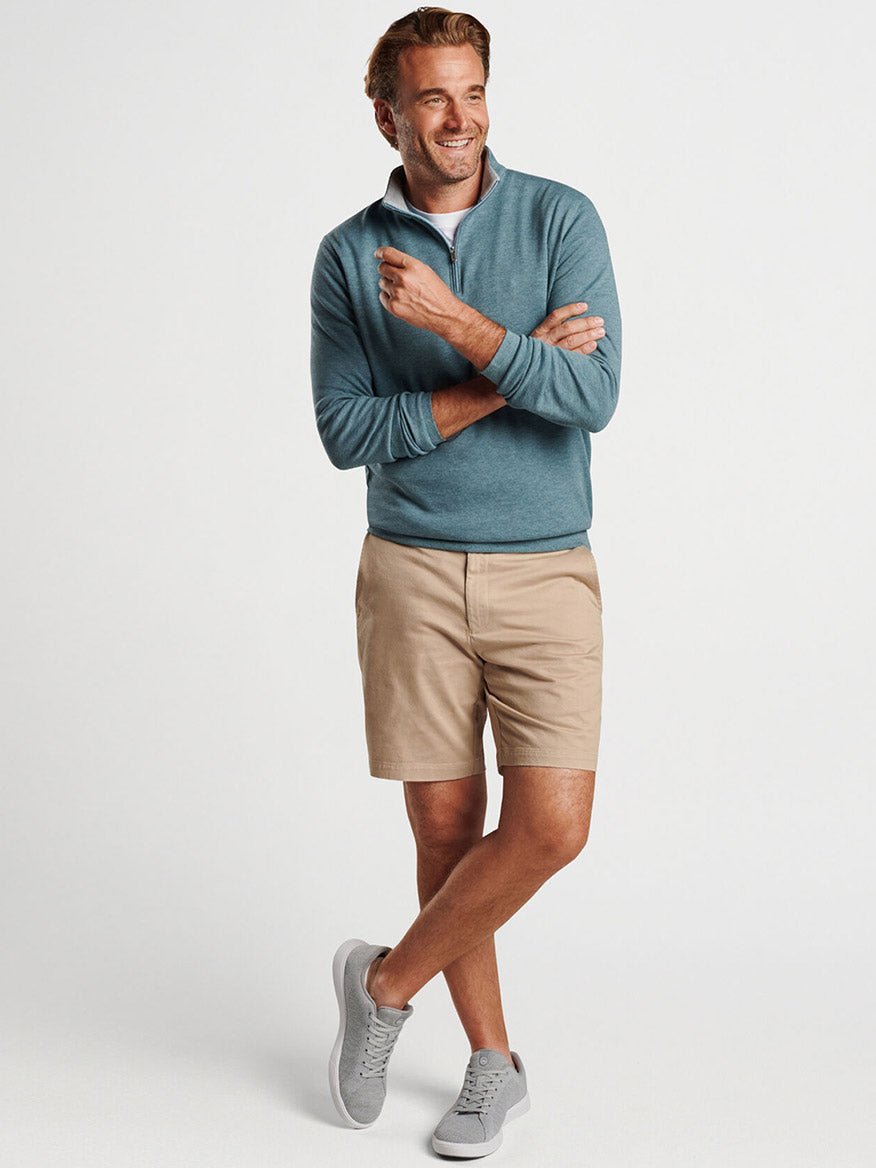 Peter Millar Crown Comfort Pullover in Reservoir