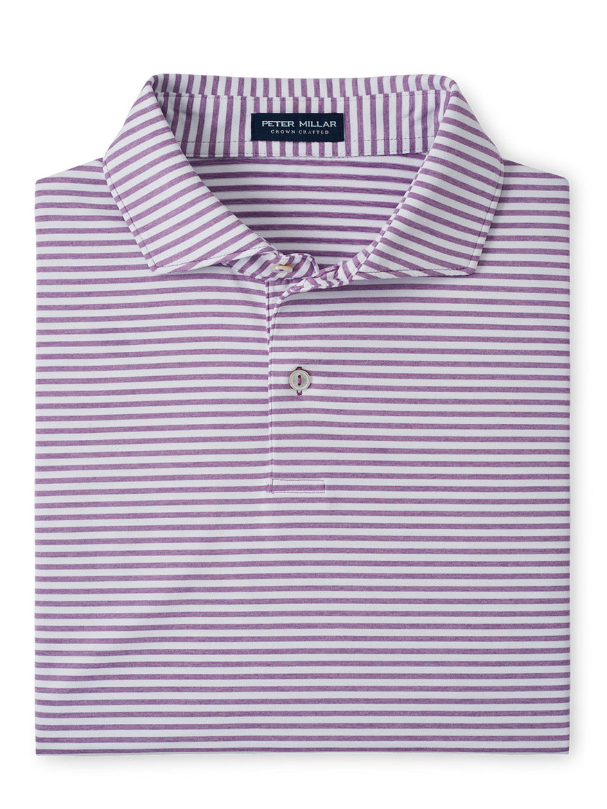 Sawyer Performance Jersey Polo in Mountain Berry