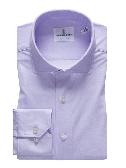 Emanuel Berg Modern Fit 4WayFlex Dress Shirt in Light Purple