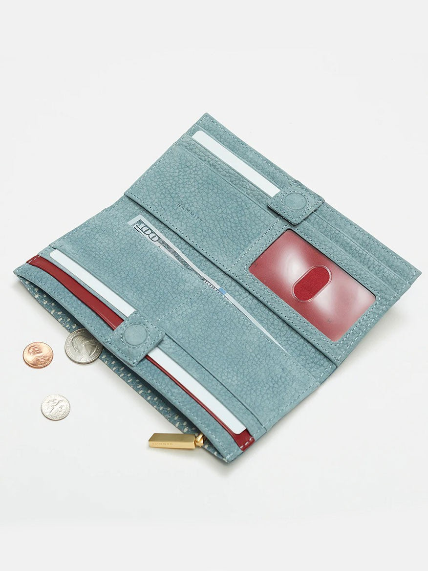 Hammitt Los Angeles 110 North Wallet in Bay Blue