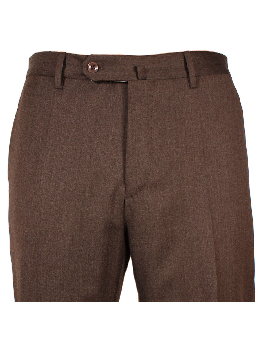 An image of Incotex Matty 4-Season Trouser in Brown.