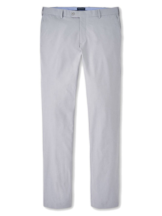 A Peter Millar Surge Performance Trouser in Gale Grey on a white background.