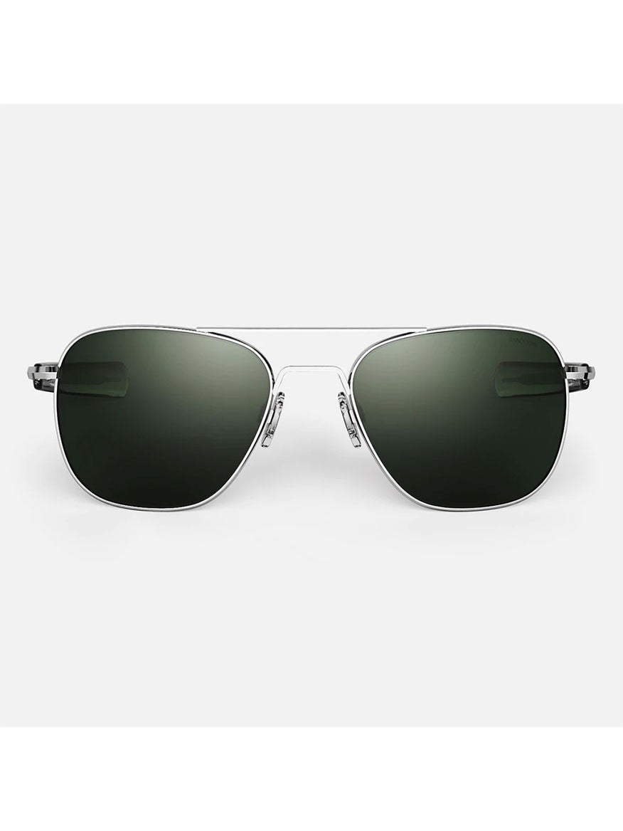 Randolph Aviator Sunglasses in Bright Chrome