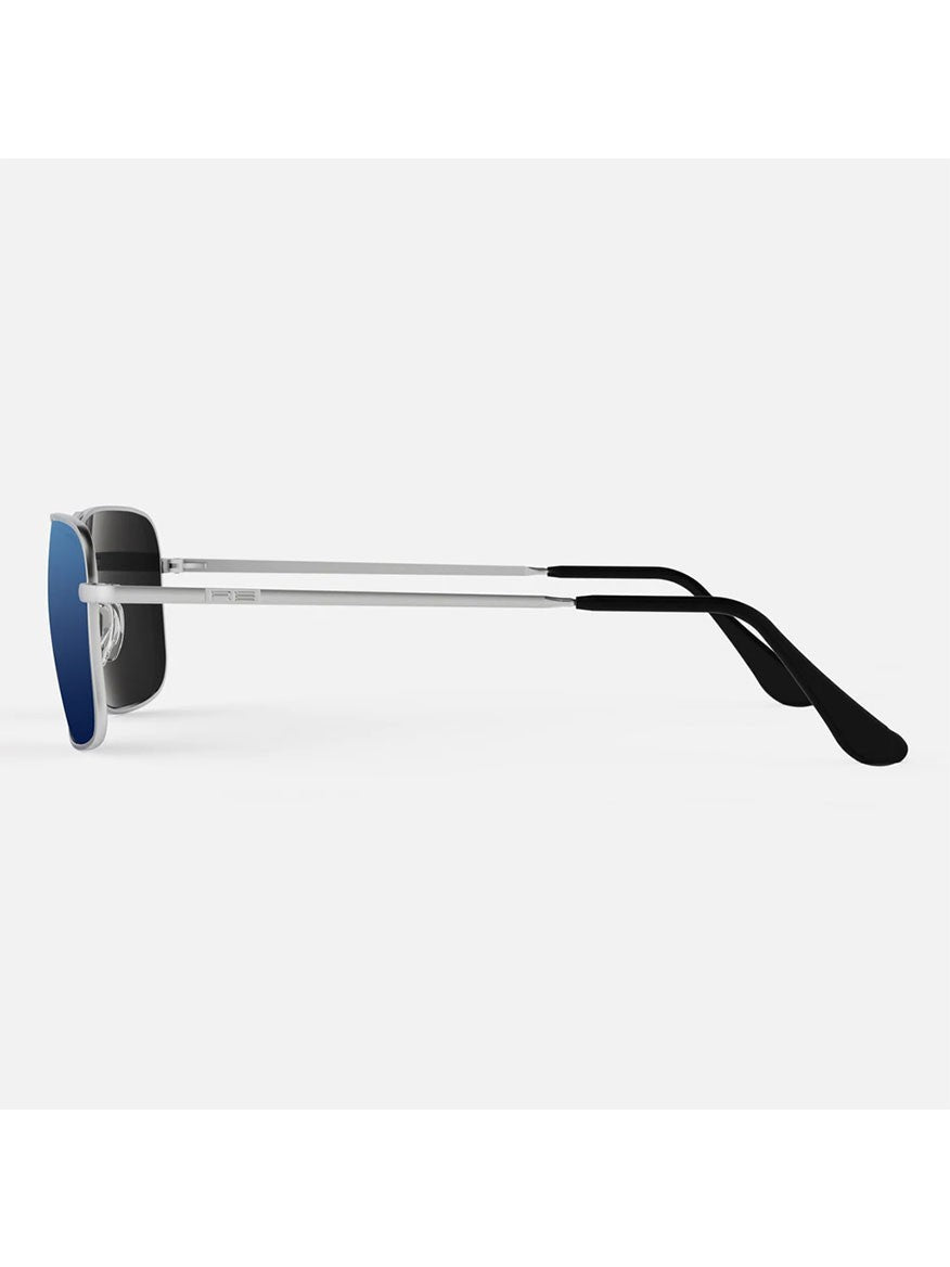 Randolph Archer Atlantic Blue Sunglasses in Matte Chrome