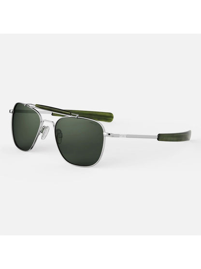 Randolph Aviator II Sunglasses in Bright Chrome