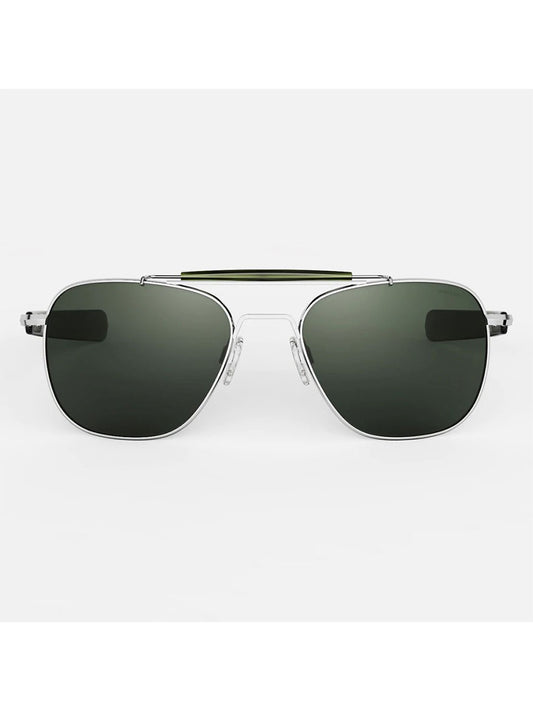 Randolph Aviator II Sunglasses in Bright Chrome