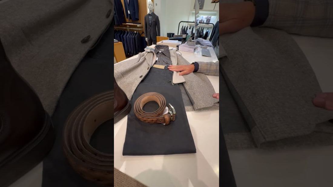 Get Cozy: Stylish Fradi Wool Sport Coat and Chest Warmer Combo