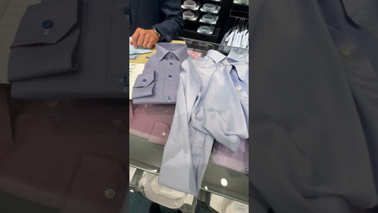 Tailored Elegance: Personalize Your Eton Dress Shirt with Custom Fabrics and Button Details
