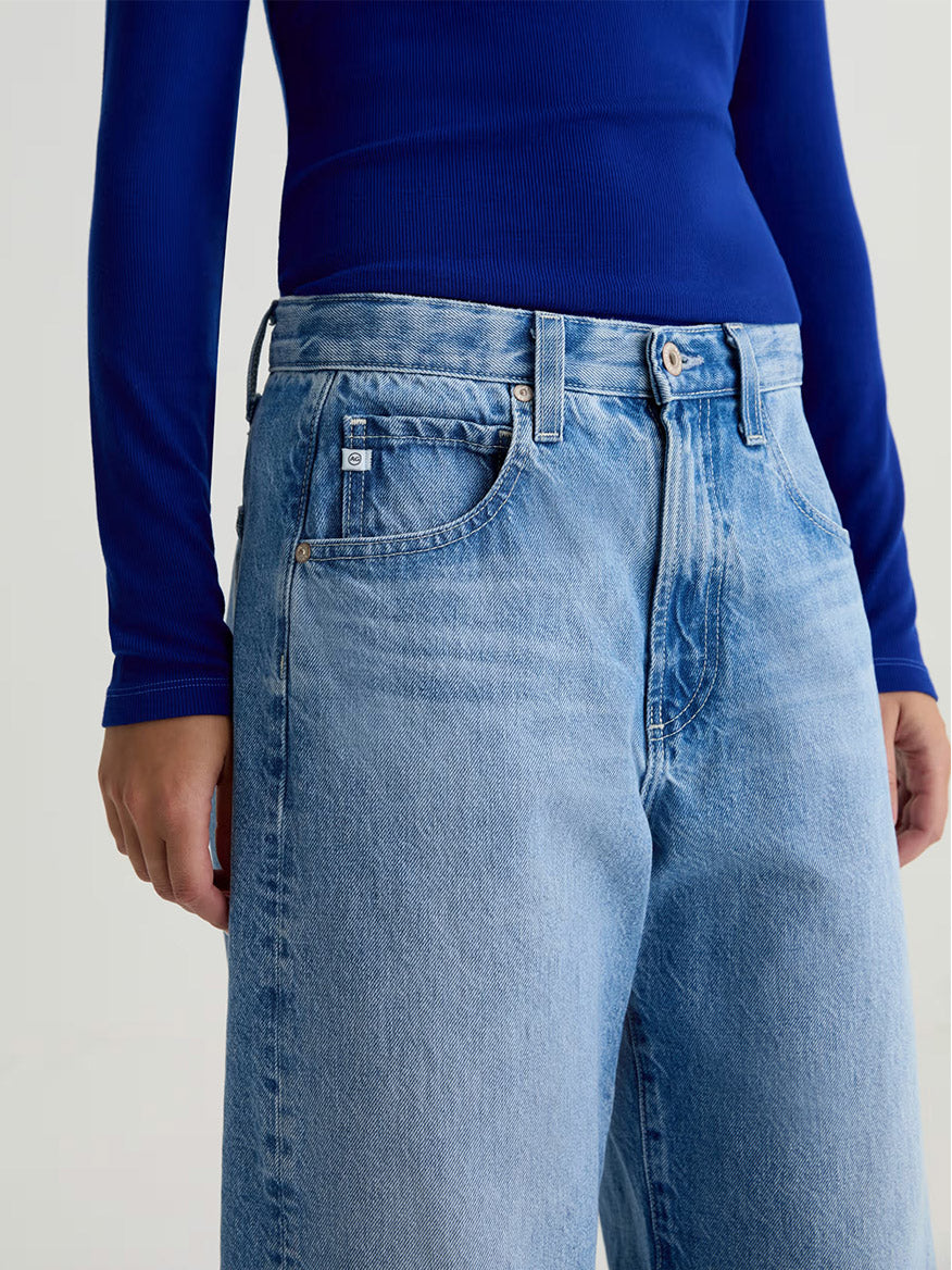 Hattie High Rise Barrel in Blueprint | AG Jeans