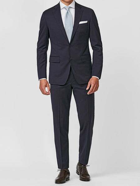 Atelier Munro Midnight Blue Twill 4-Season Wool Stretch Suit, 50L Atelier Munro Midnight Blue Twill 4-Season Wool Stretch Suit, 50L