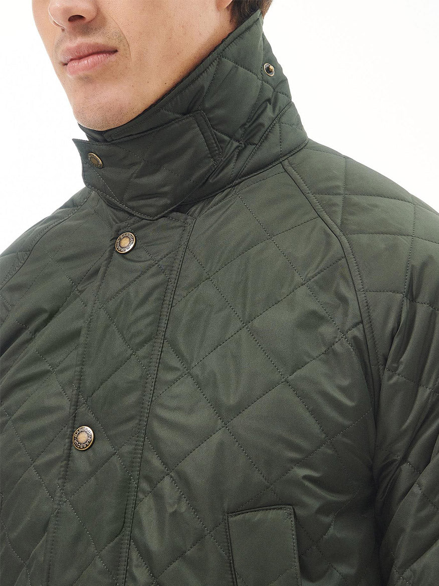 Barbour Ashby Polarquilt Jacket in Sage