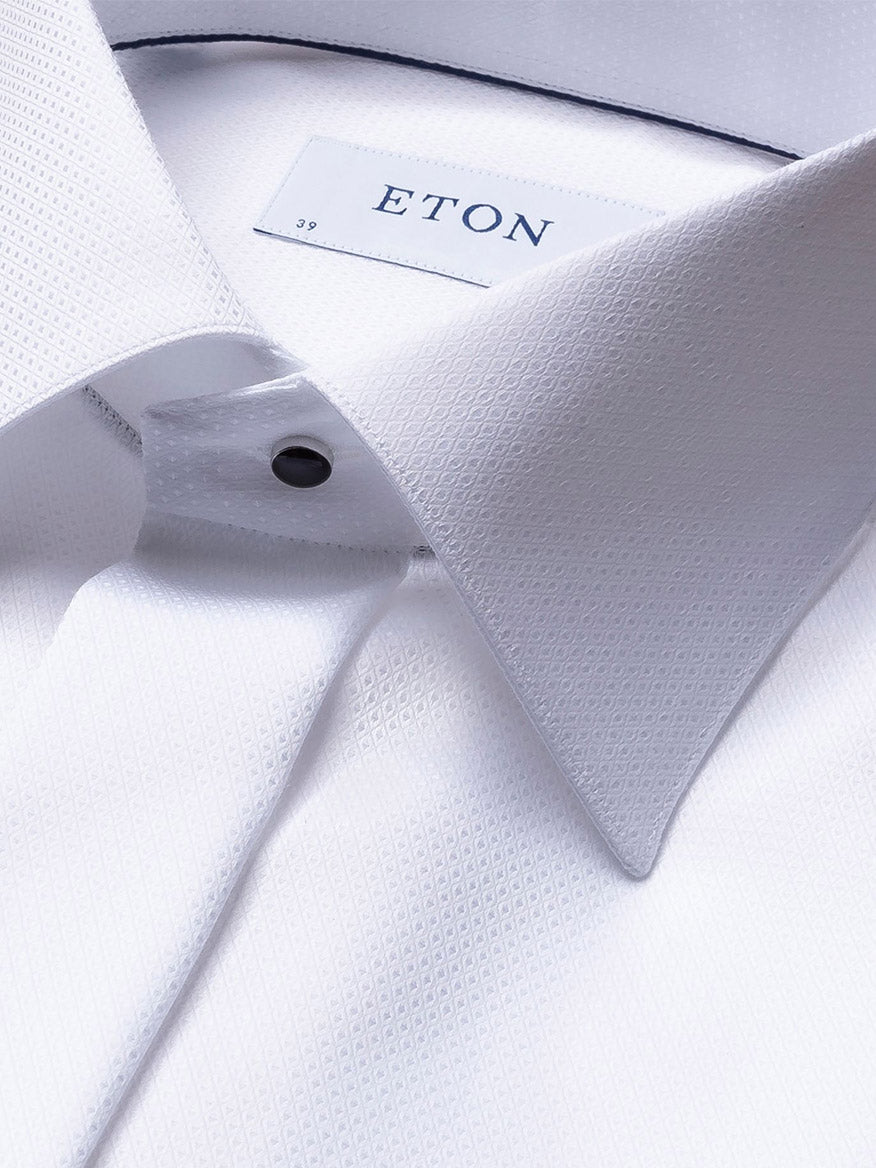 Eton White Dobby Formal Shirt