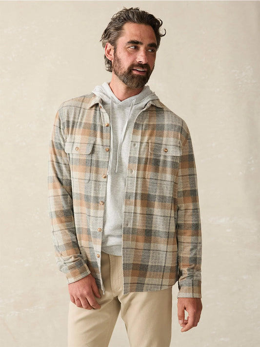 Faherty Brand Legend Sweater Shirt in Western Outpost Plaid