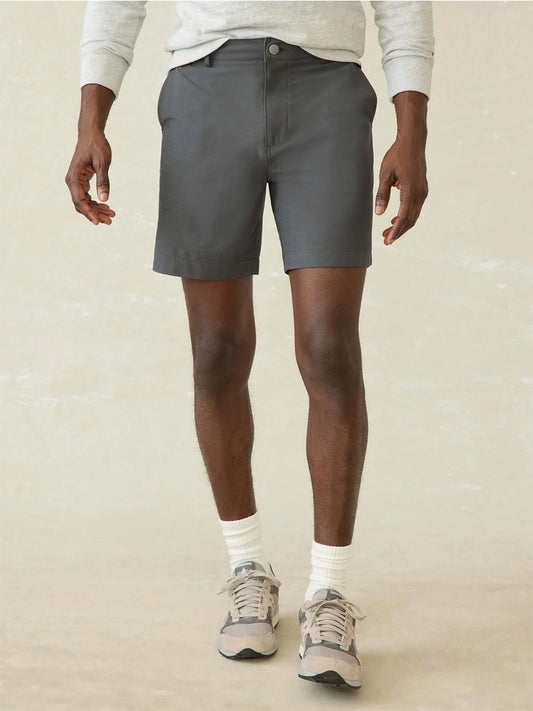 Faherty Brand All Day Short in Mountain Coal