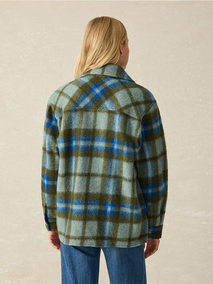 Faherty Brand Cotswold Shirt Jacket in Oakland Plaid