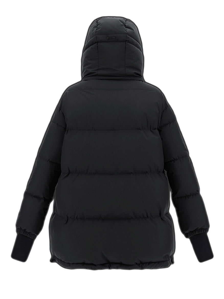 Herno Laminar Oversize Gore-Tex Windstopper Coat in Black