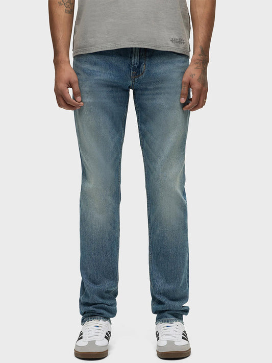 Hudson Blake Slim Straight Jeans in Blue Cove