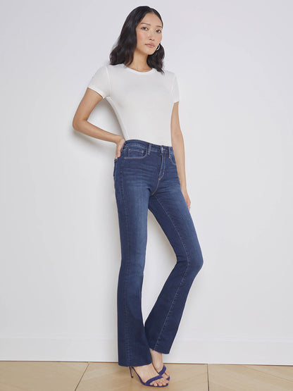 L'Agence Ruth High Rise Straight Relaxed Jean in Venus