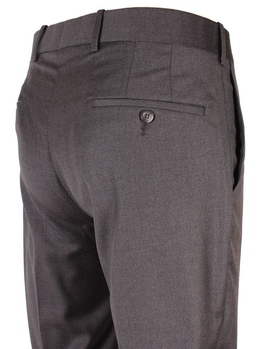 Larrimor's Collection Reda Super 130s Wool Trousers in Charcoal