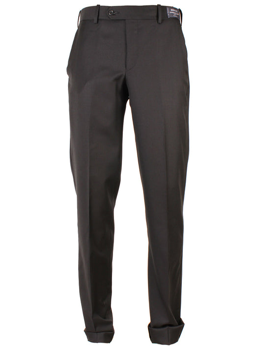 Larrimor's Collection Reda Super 130s Wool Trousers in Black