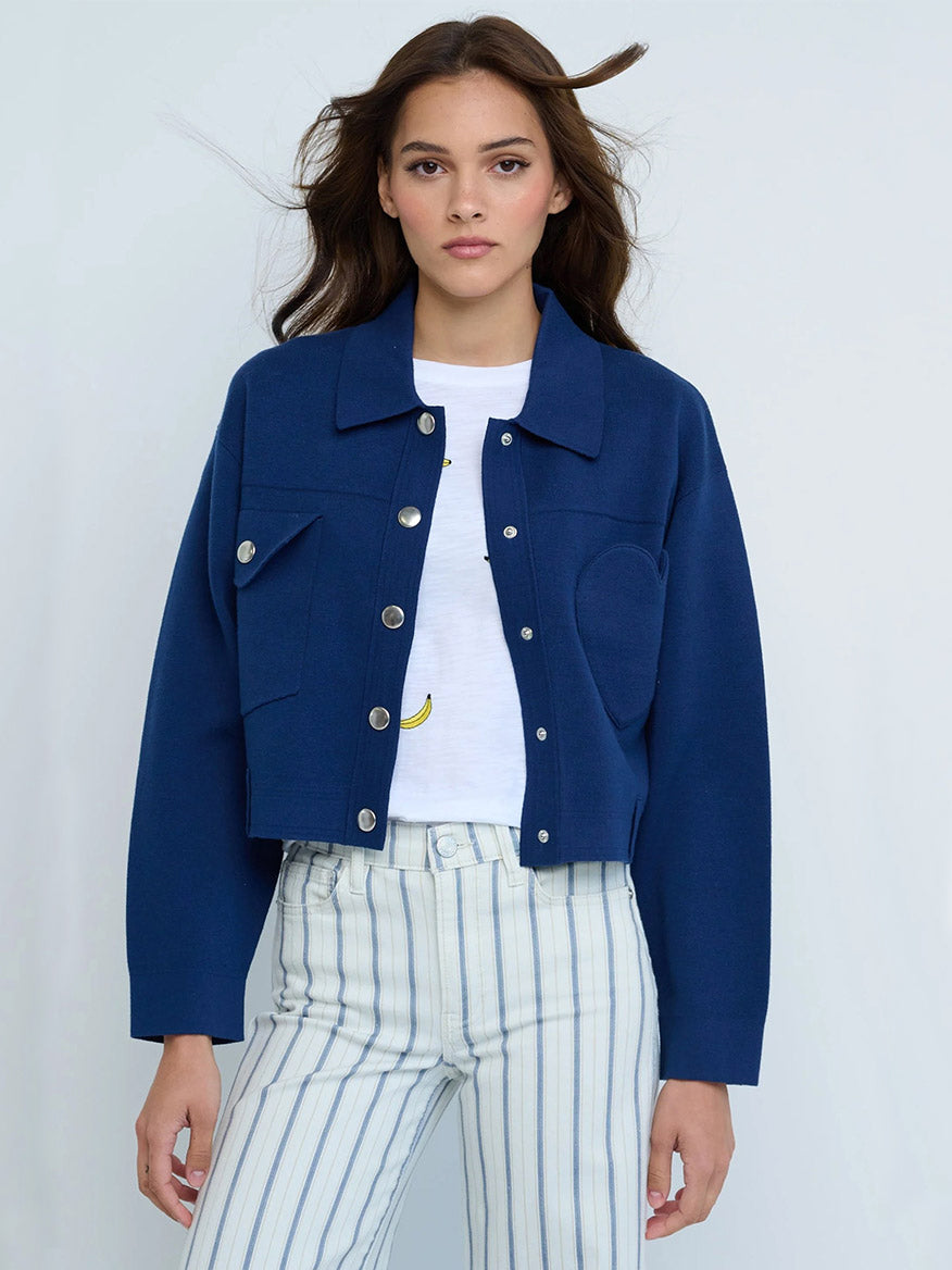 Lisa Todd Beat Goes On Jacket in Navy