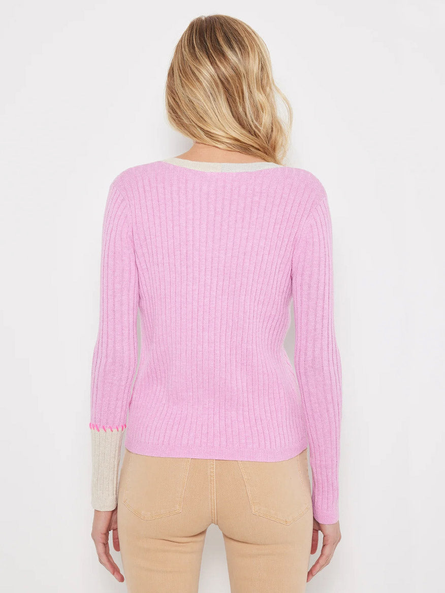 Lisa Todd Cuff Call Sweater in Iced Orchid