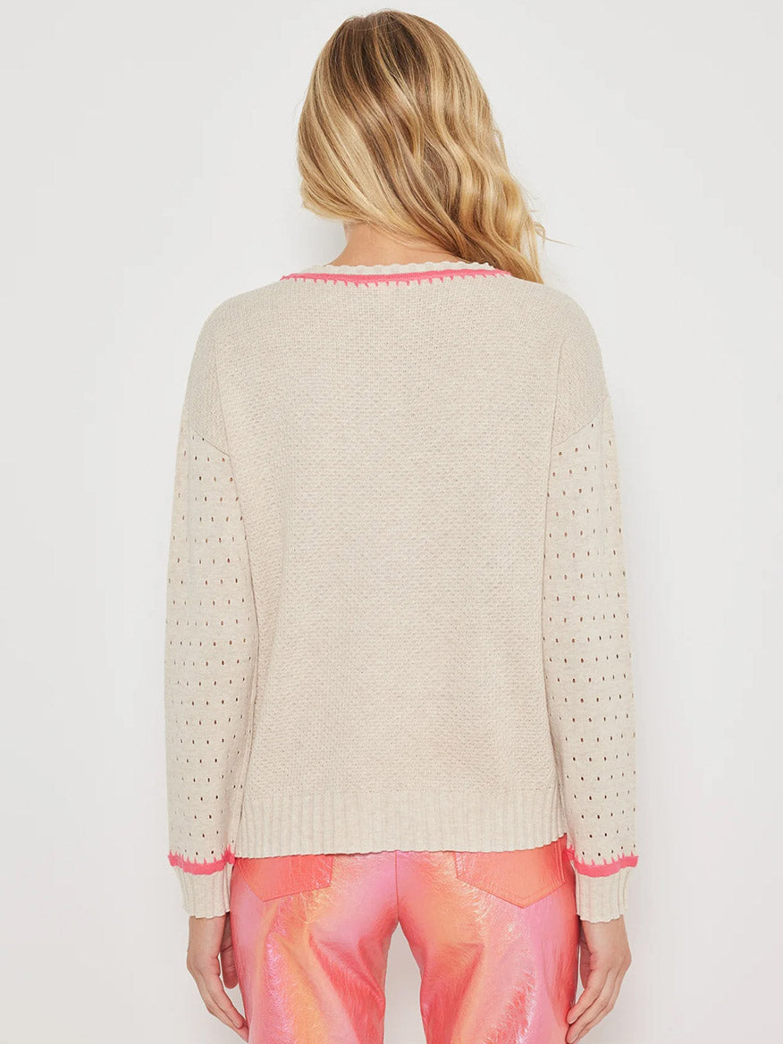 Lisa Todd Stitchy Situation Sweater in Almond