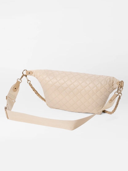 MZ Wallace Crosby Crossbody Sling Bag in Buff Oxford