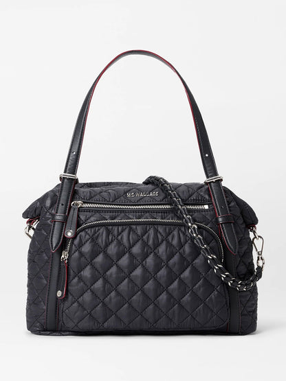 MZ Wallace Crosby Everywhere Tote in Black Oxford