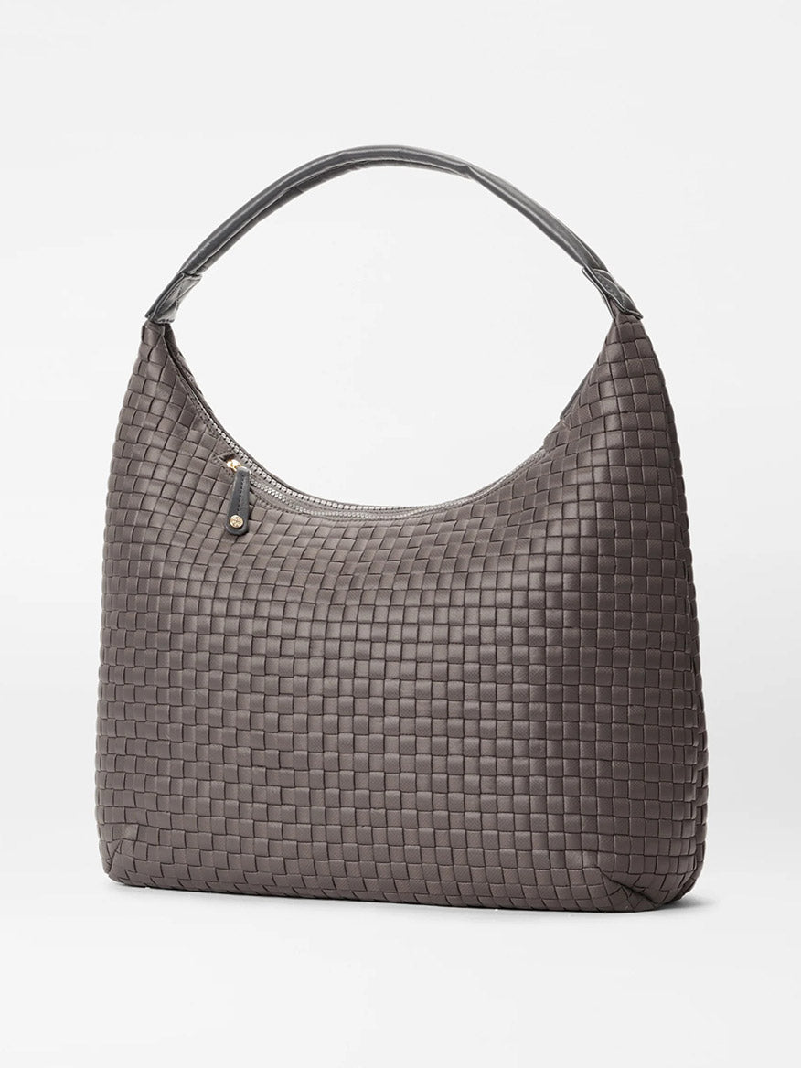 MZ Wallace Large Woven Shoulder Bag in Magnet Oxford