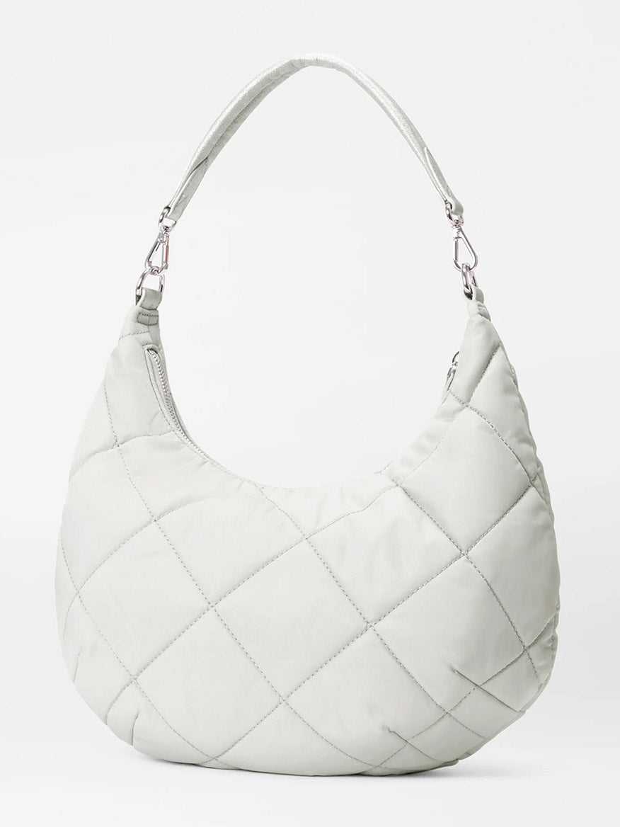 MZ Wallace Quilted Madison Shoulder Bag in Frost Bedford
