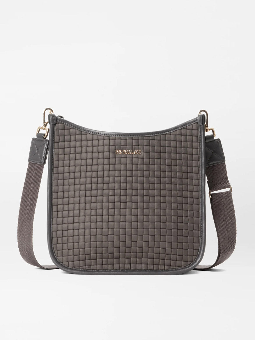 MZ Wallace Woven Box Crossbody in Magnet Oxford