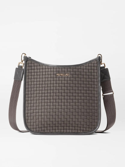 MZ Wallace Woven Box Crossbody in Magnet Oxford